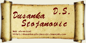 Dušanka Stojanović vizit kartica
